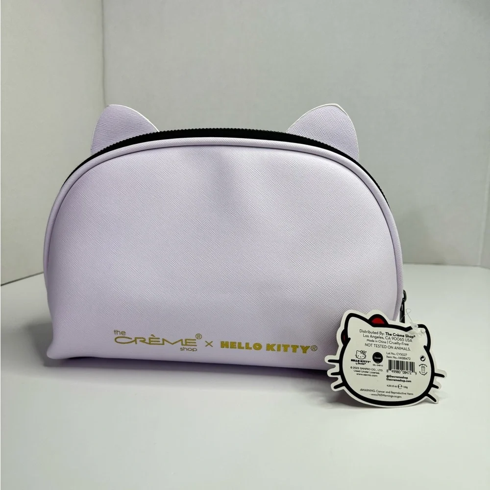 Hello Kitty x The Crème Shop Dome Makeup Travel Pouch (Red) - Picture 4 of 12